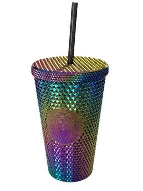 Starbucks Iridescent Studded Cold Cup - Rainbow Hues
